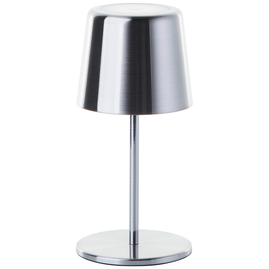 Brilliant - Lámpara LED de exterior táctil regulable XAANA LED/4W/5V 3000/4000/6500K 2600 mAh IP44 cromo brillante