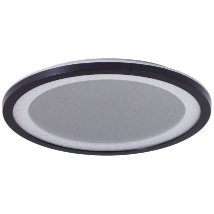 Brilliant - Plafón LED regulable MOSAKO LED/20W/230V 2700K diá. 29,5 cm negro