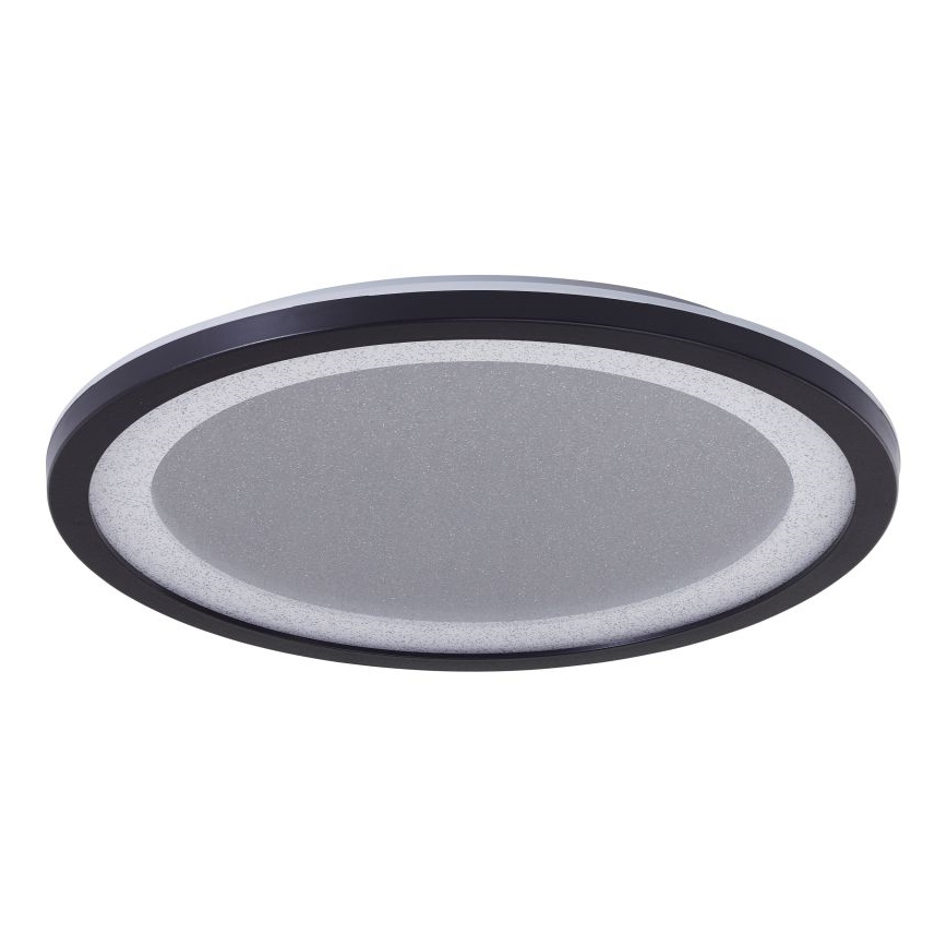 Brilliant - Plafón LED regulable MOSAKO LED/20W/230V 2700K diá. 29,5 cm negro