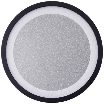 Brilliant - Plafón LED regulable MOSAKO LED/20W/230V 2700K diá. 29,5 cm negro