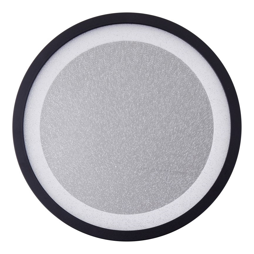 Brilliant - Plafón LED regulable MOSAKO LED/20W/230V 2700K diá. 29,5 cm negro