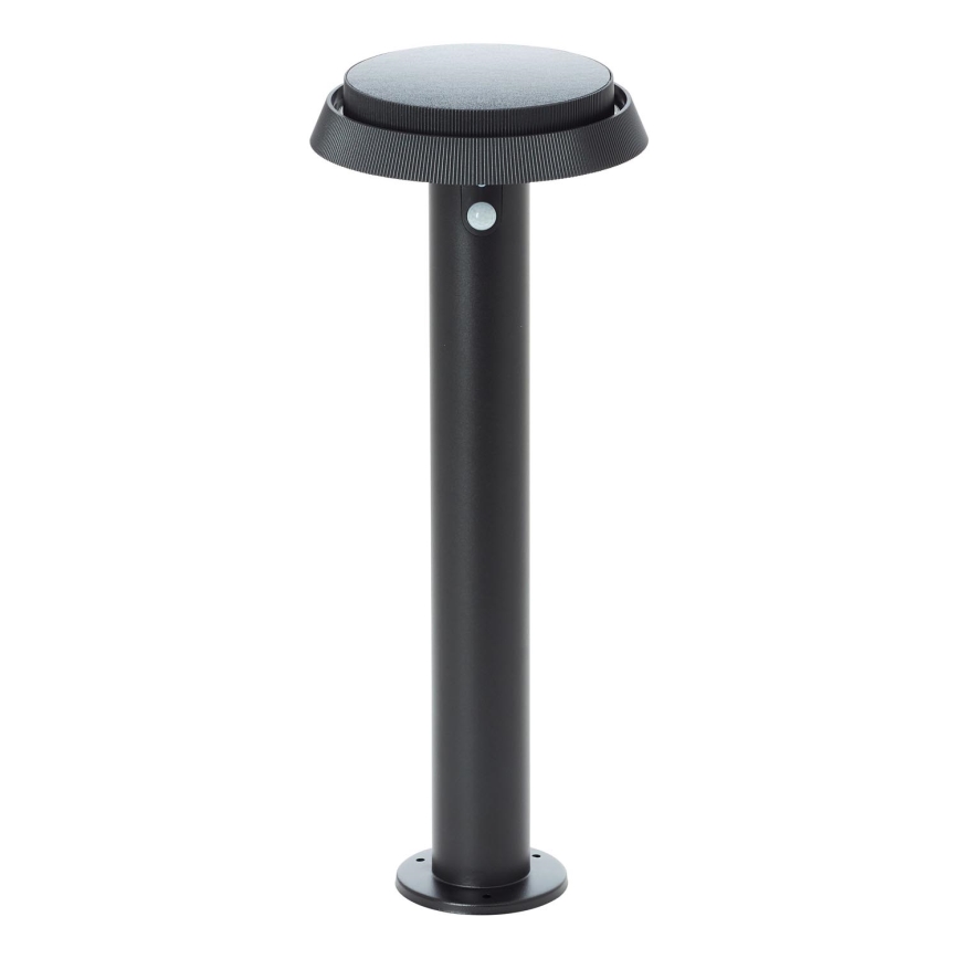 Brilliant - Lámpara solar LED con sensor ALVERO LED/4W/3,7V 2000 mAh 50 cm IP44 negro
