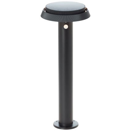 Brilliant - Lámpara solar LED con sensor ALVERO LED/4W/3,7V 2000 mAh 50 cm IP44 negro