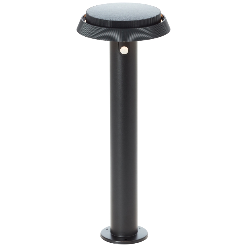 Brilliant - Lámpara solar LED con sensor ALVERO LED/4W/3,7V 2000 mAh 50 cm IP44 negro
