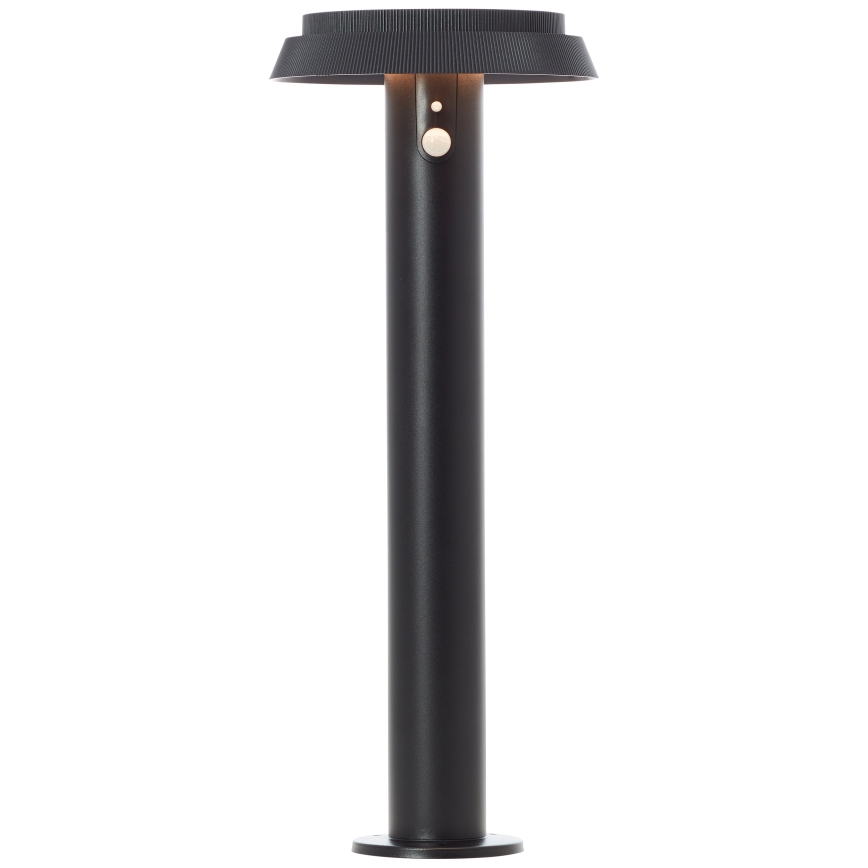 Brilliant - Lámpara solar LED con sensor ALVERO LED/4W/3,7V 2000 mAh 50 cm IP44 negro