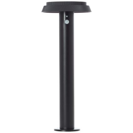 Brilliant - Lámpara solar LED con sensor ALVERO LED/4W/3,7V 2000 mAh 50 cm IP44 negro