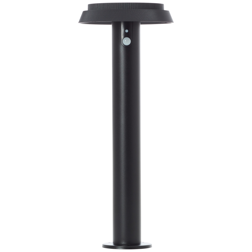 Brilliant - Lámpara solar LED con sensor ALVERO LED/4W/3,7V 2000 mAh 50 cm IP44 negro