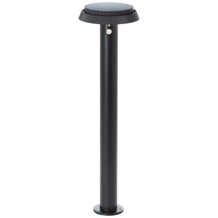 Brilliant - Lámpara solar LED con sensor ALVERO LED/4W/3,7V 2000 mAh 70 cm IP44 negro