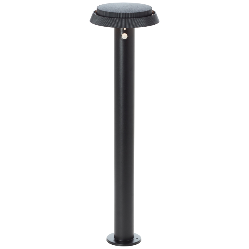 Brilliant - Lámpara solar LED con sensor ALVERO LED/4W/3,7V 2000 mAh 70 cm IP44 negro