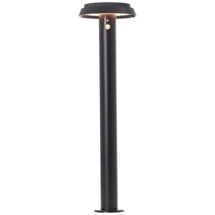 Brilliant - Lámpara solar LED con sensor ALVERO LED/4W/3,7V 2000 mAh 70 cm IP44 negro