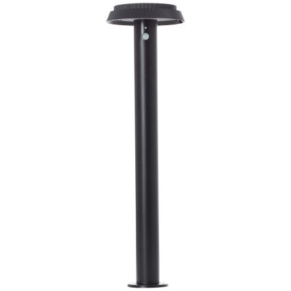 Brilliant - Lámpara solar LED con sensor ALVERO LED/4W/3,7V 2000 mAh 70 cm IP44 negro