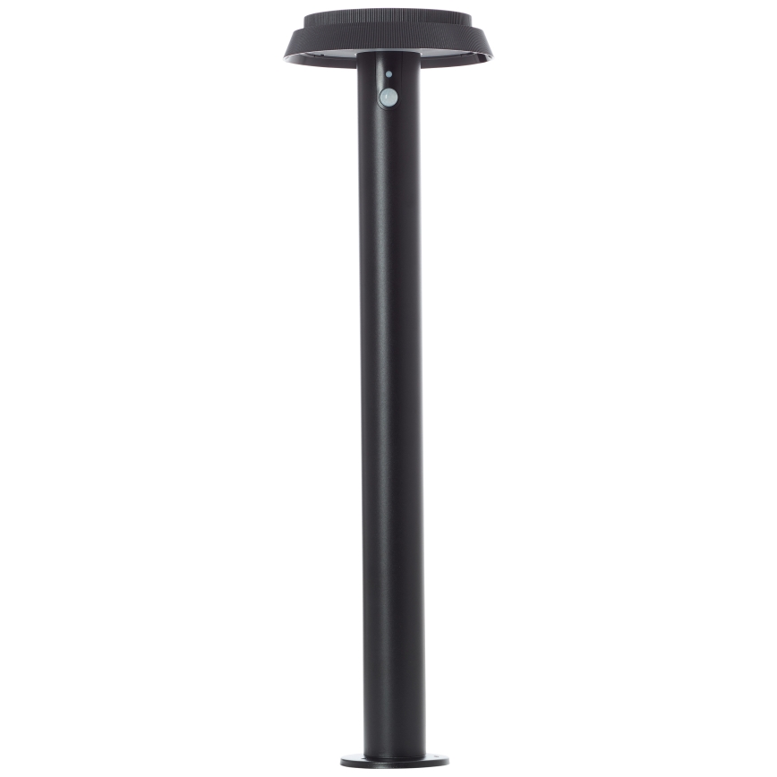Brilliant - Lámpara solar LED con sensor ALVERO LED/4W/3,7V 2000 mAh 70 cm IP44 negro