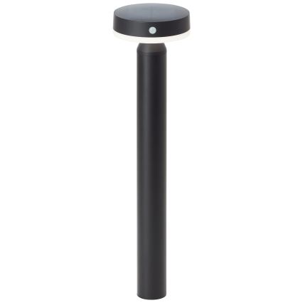 Brilliant - Lámpara solar LED con sensor MAGUA LED/4W/3,7V 2000 mAh 50,2 cm IP44 negro
