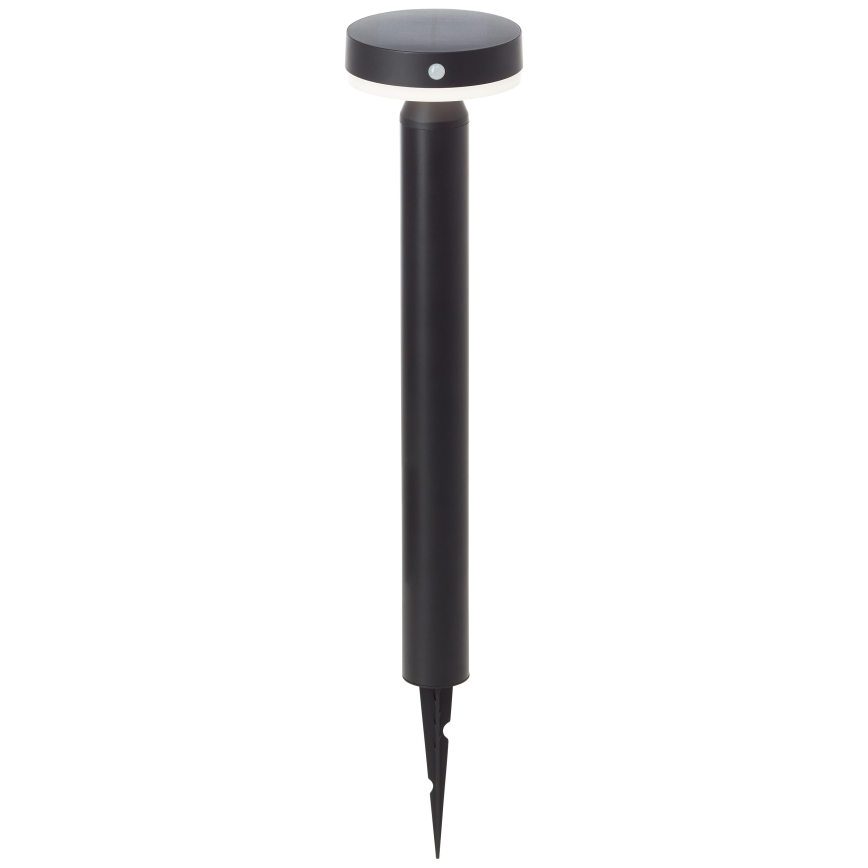 Brilliant - Lámpara solar LED con sensor MAGUA LED/4W/3,7V 2000 mAh 50,2 cm IP44 negro