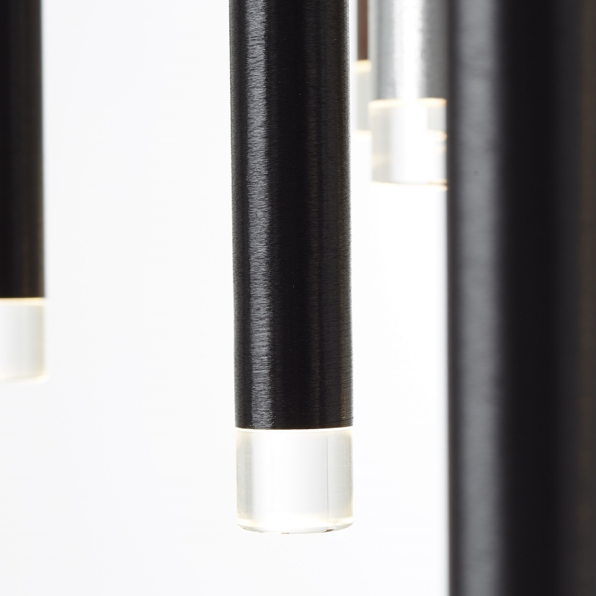 Brilliant - Lámpara colgante LED regulable con cable CEMBALO LED/70W/230V cromo mate/negro/marrón