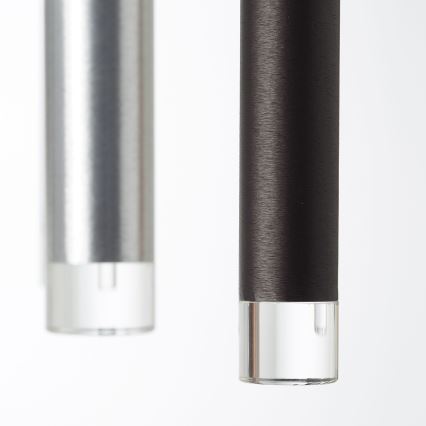 Brilliant - Lámpara colgante LED regulable con cable CEMBALO LED/70W/230V cromo mate/negro/marrón
