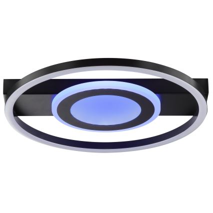 Brilliant - LED RGBW Luminaria de techo regulable MAUREEN LED/20W/230V 3000-6500K negro + mando a distancia