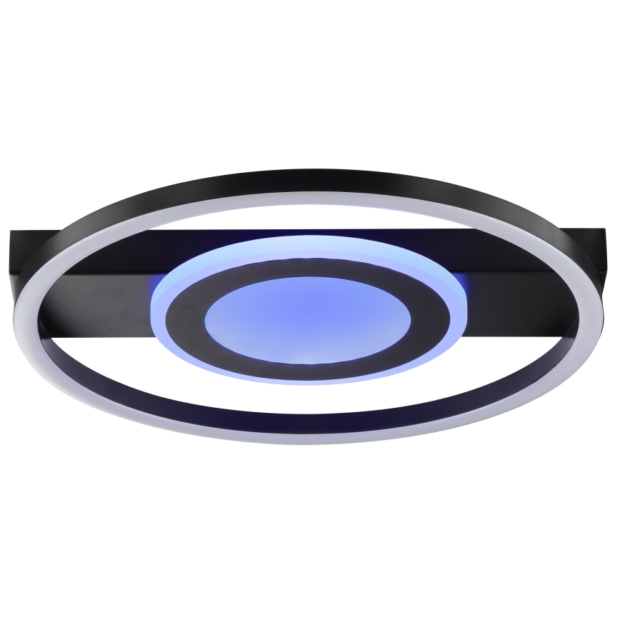 Brilliant - LED RGBW Luminaria de techo regulable MAUREEN LED/20W/230V 3000-6500K negro + mando a distancia