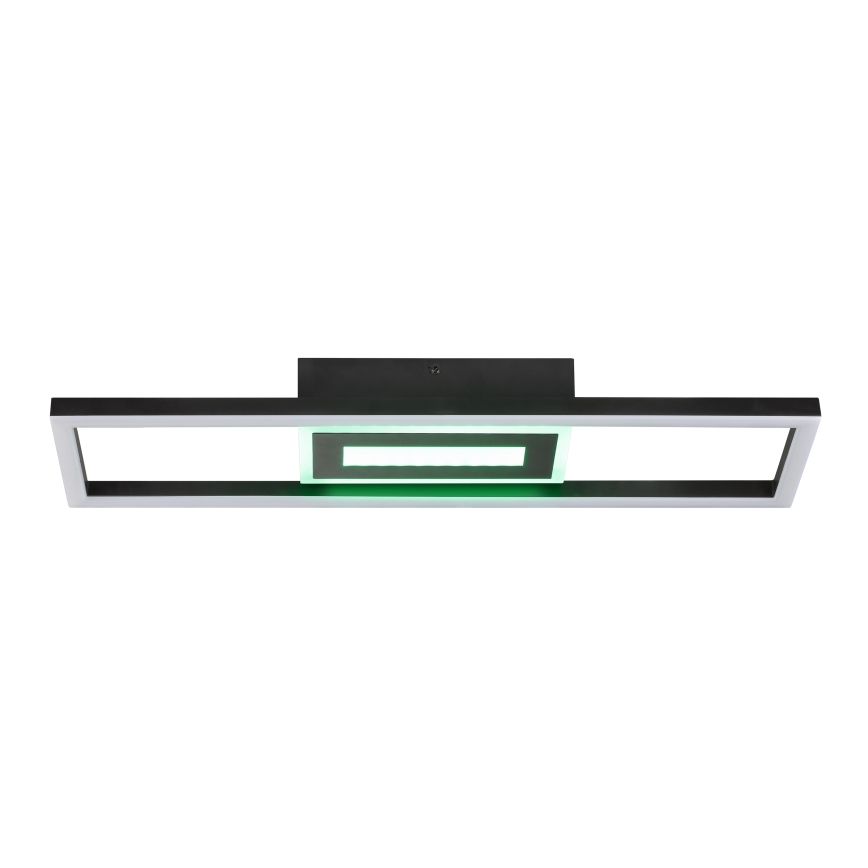 Brilliant - Luminaria de techo LED RGBW regulable BESSON LED/20W/230V 3000-6500K negra + mando a distancia