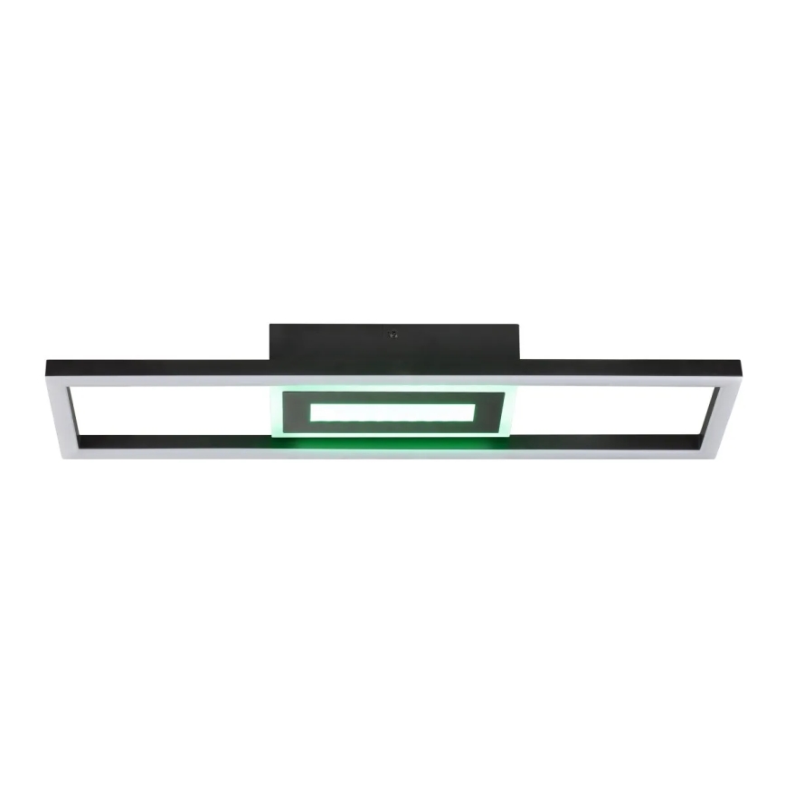 Brilliant - Luminaria de techo LED RGBW regulable BESSON LED/20W/230V 3000-6500K negra + mando a distancia