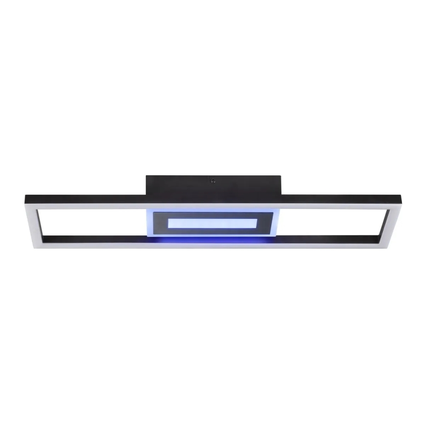 Brilliant - Luminaria de techo LED RGBW regulable BESSON LED/20W/230V 3000-6500K negra + mando a distancia