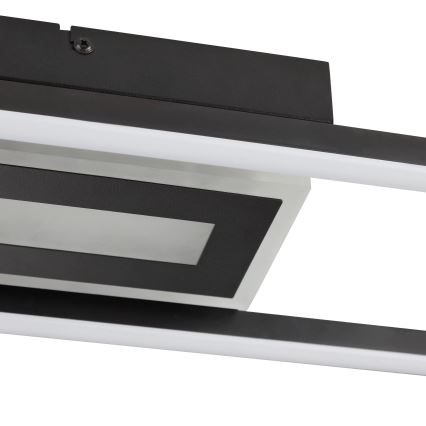 Brilliant - Luminaria de techo LED RGBW regulable BESSON LED/20W/230V 3000-6500K negra + mando a distancia