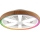 Brilliant - LED RGBW Ventilador de techo regulable GAIANO LED/24W/230V 2700-6500K diá. 48 cm marrón + control remoto