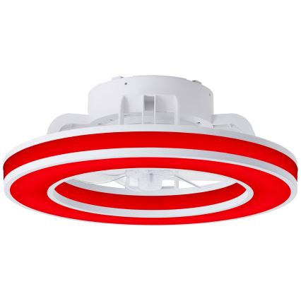 Brilliant - LED RGBW Ventilador de techo regulable MONDELLO LED/26W/230V 2700-6500K diá. 41,5 cm blanco + control remoto
