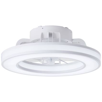 Brilliant - LED RGBW Ventilador de techo regulable MONDELLO LED/26W/230V 2700-6500K diá. 41,5 cm blanco + control remoto