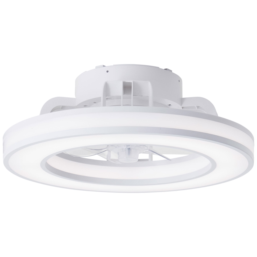 Brilliant - LED RGBW Ventilador de techo regulable MONDELLO LED/26W/230V 2700-6500K diá. 41,5 cm blanco + control remoto