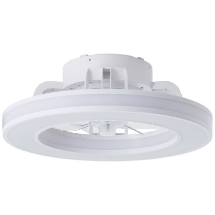 Brilliant - LED RGBW Ventilador de techo regulable MONDELLO LED/26W/230V 2700-6500K diá. 41,5 cm blanco + control remoto