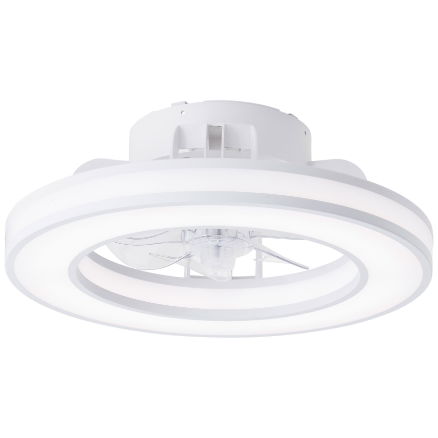 Brilliant - LED RGBW Ventilador de techo regulable MONDELLO LED/26W/230V 2700-6500K diá. 41,5 cm blanco + control remoto