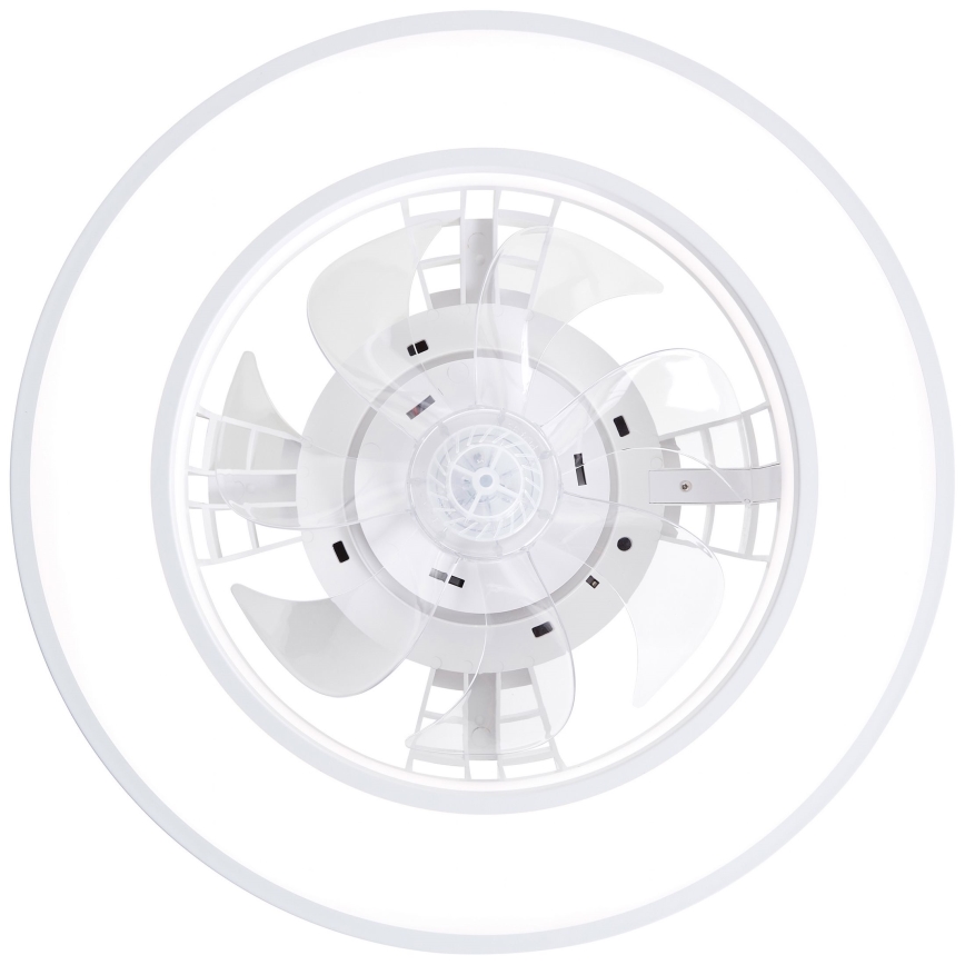Brilliant - LED RGBW Ventilador de techo regulable MONDELLO LED/26W/230V 2700-6500K diá. 41,5 cm blanco + control remoto