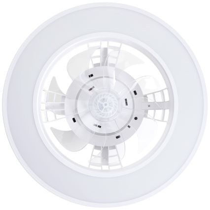 Brilliant - LED RGBW Ventilador de techo regulable MONDELLO LED/26W/230V 2700-6500K diá. 41,5 cm blanco + control remoto