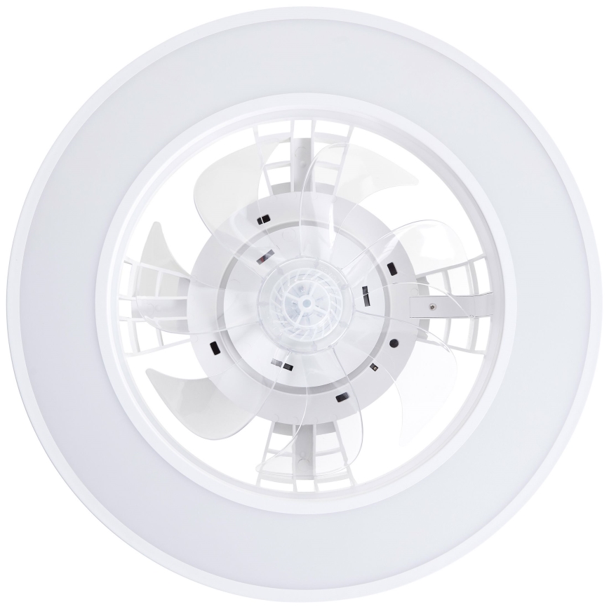 Brilliant - LED RGBW Ventilador de techo regulable MONDELLO LED/26W/230V 2700-6500K diá. 41,5 cm blanco + control remoto