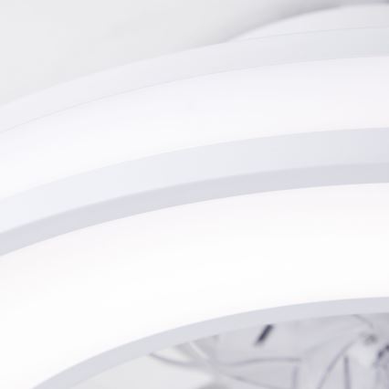 Brilliant - LED RGBW Ventilador de techo regulable MONDELLO LED/26W/230V 2700-6500K diá. 41,5 cm blanco + control remoto