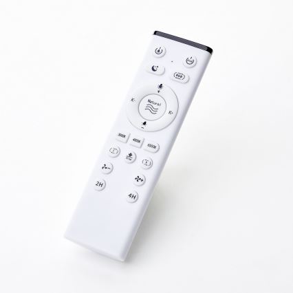 Brilliant - LED RGBW Ventilador de techo regulable MONDELLO LED/26W/230V 2700-6500K diá. 41,5 cm blanco + control remoto