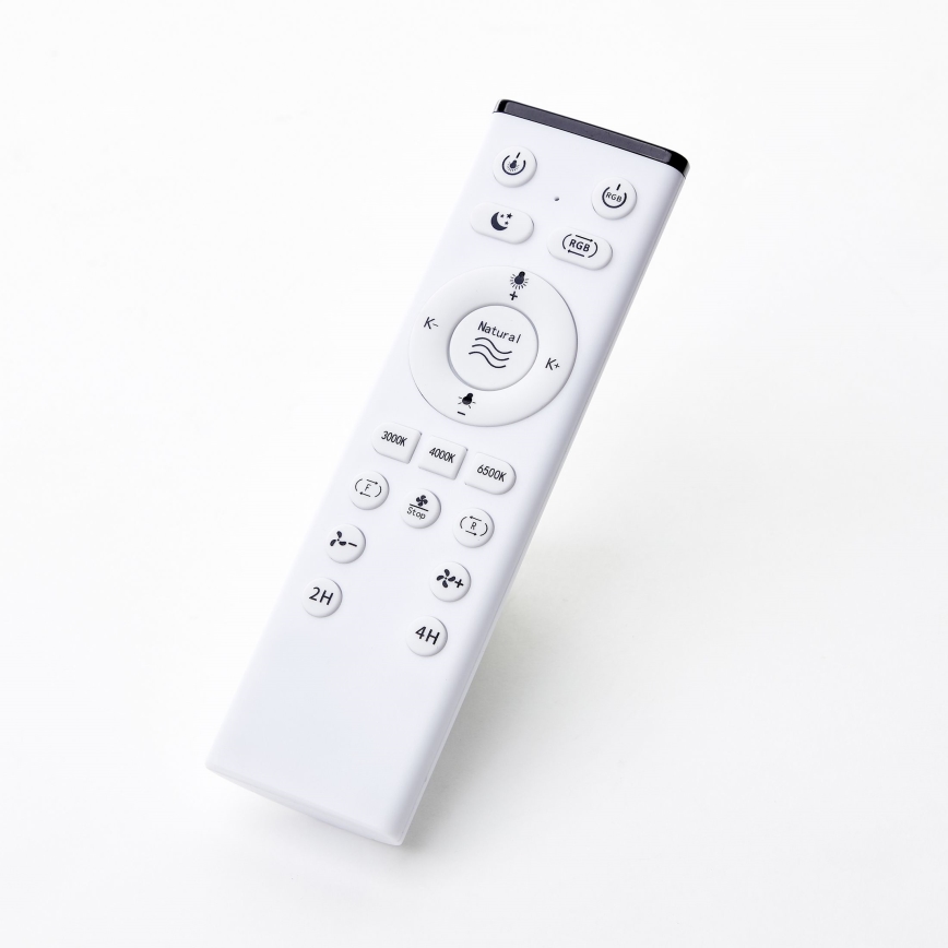Brilliant - LED RGBW Ventilador de techo regulable MONDELLO LED/26W/230V 2700-6500K diá. 41,5 cm blanco + control remoto