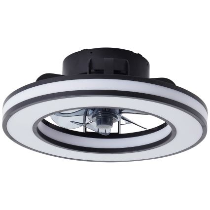 Brilliant - LED RGBW Ventilador de techo regulable MONDELLO LED/26W/230V 2700-6500K diá. 41 cm negro + control remoto