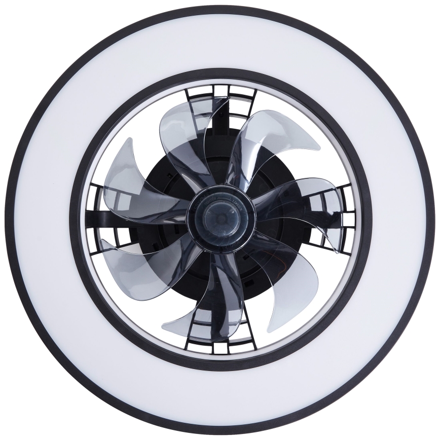 Brilliant - LED RGBW Ventilador de techo regulable MONDELLO LED/26W/230V 2700-6500K diá. 41 cm negro + control remoto