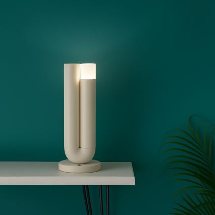 Brilliant - Lámpara de sobremesa exterior LED recargable, táctil y regulable SAYU LED/2,5W/5V 2700K 2600 mAh IP44 gris