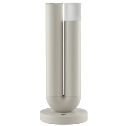 Brilliant - Lámpara de sobremesa exterior LED recargable, táctil y regulable SAYU LED/2,5W/5V 2700K 2600 mAh IP44 gris