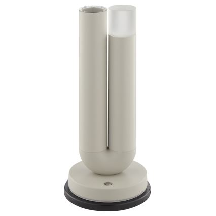 Brilliant - Lámpara de sobremesa exterior LED recargable, táctil y regulable SAYU LED/2,5W/5V 2700K 2600 mAh IP44 gris