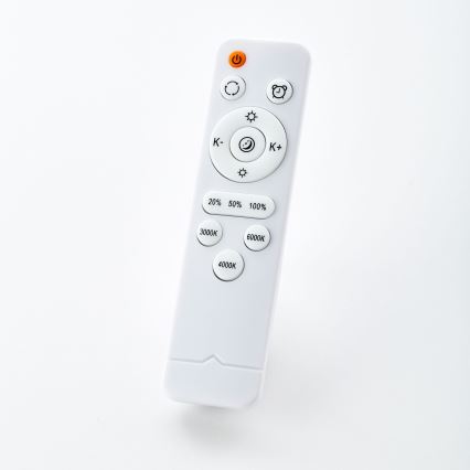 Brilliant - Lámpara de techo LED regulable SLIMLINE LED/60W/230V 3000-6500K Ø 45 cm en madera de hevea + mando a distancia