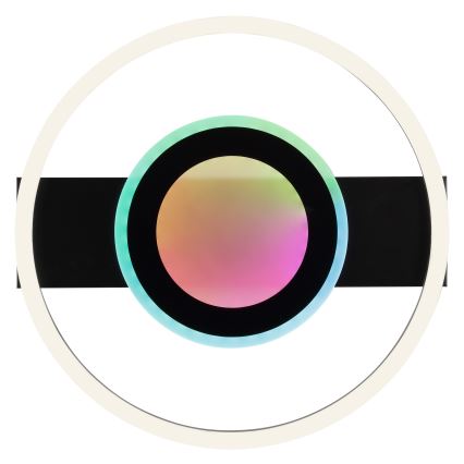 Brilliant - Luminaria de techo LED RGBW regulable MAUREEN LED/20W/230V 3000-6500K negra + mando a distancia