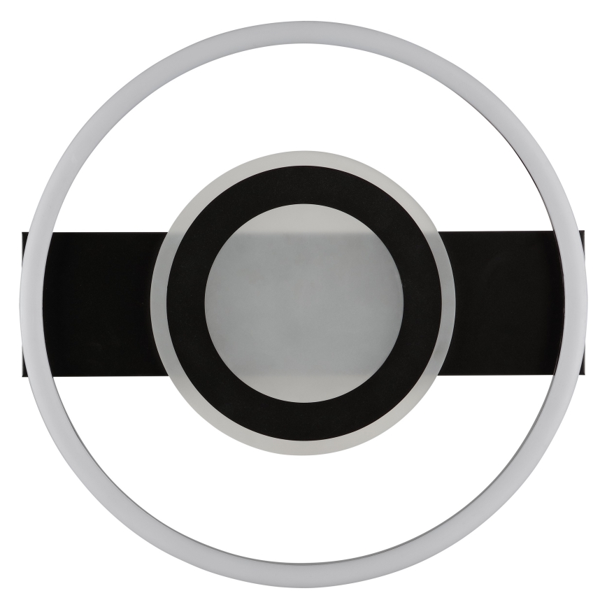 Brilliant - Luminaria de techo LED RGBW regulable MAUREEN LED/20W/230V 3000-6500K negra + mando a distancia