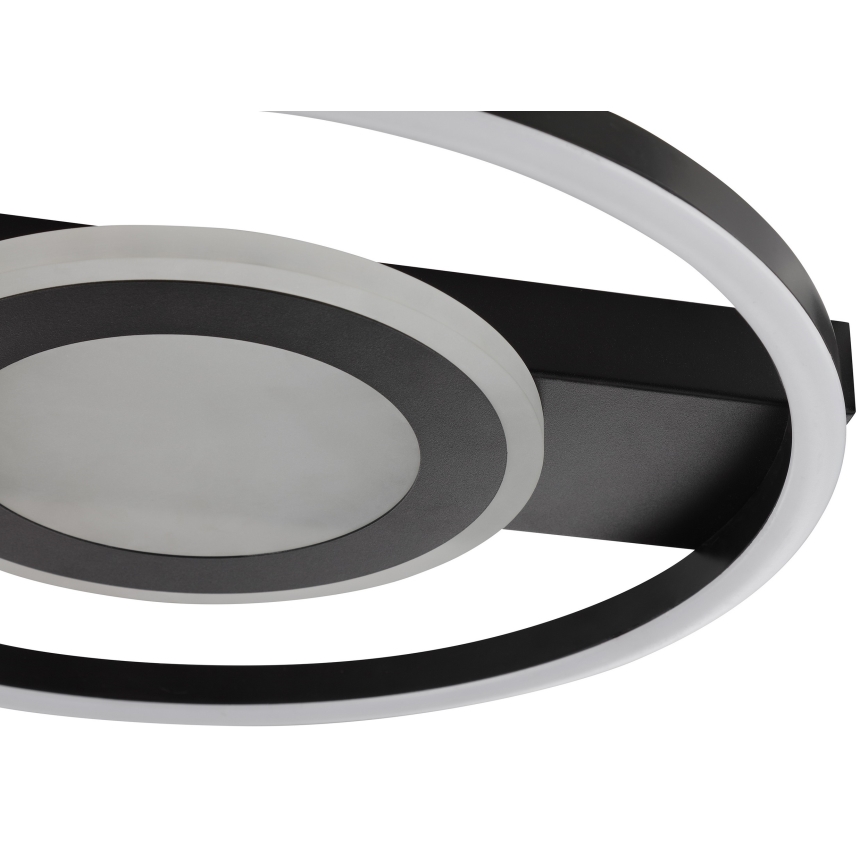 Brilliant - Luminaria de techo LED RGBW regulable MAUREEN LED/20W/230V 3000-6500K negra + mando a distancia