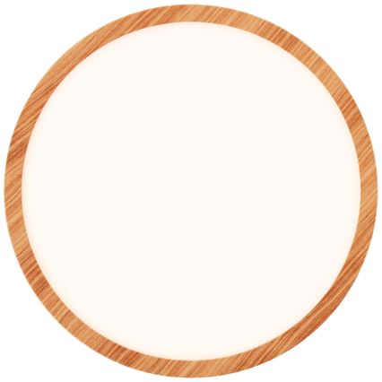 Brilliant - Lámpara de techo regulable TUCO LED/20W/230V, diámetro 29,5 cm, blanco/beige