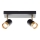 Brilliant - Luminaria LED de focos VIGOLO 2xGU10/5W/230V negro/dorado