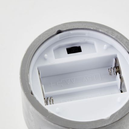 Brilliant - Pack de 3 velas LED BOUGIE LED/2xAA IP44 gris/ahumado